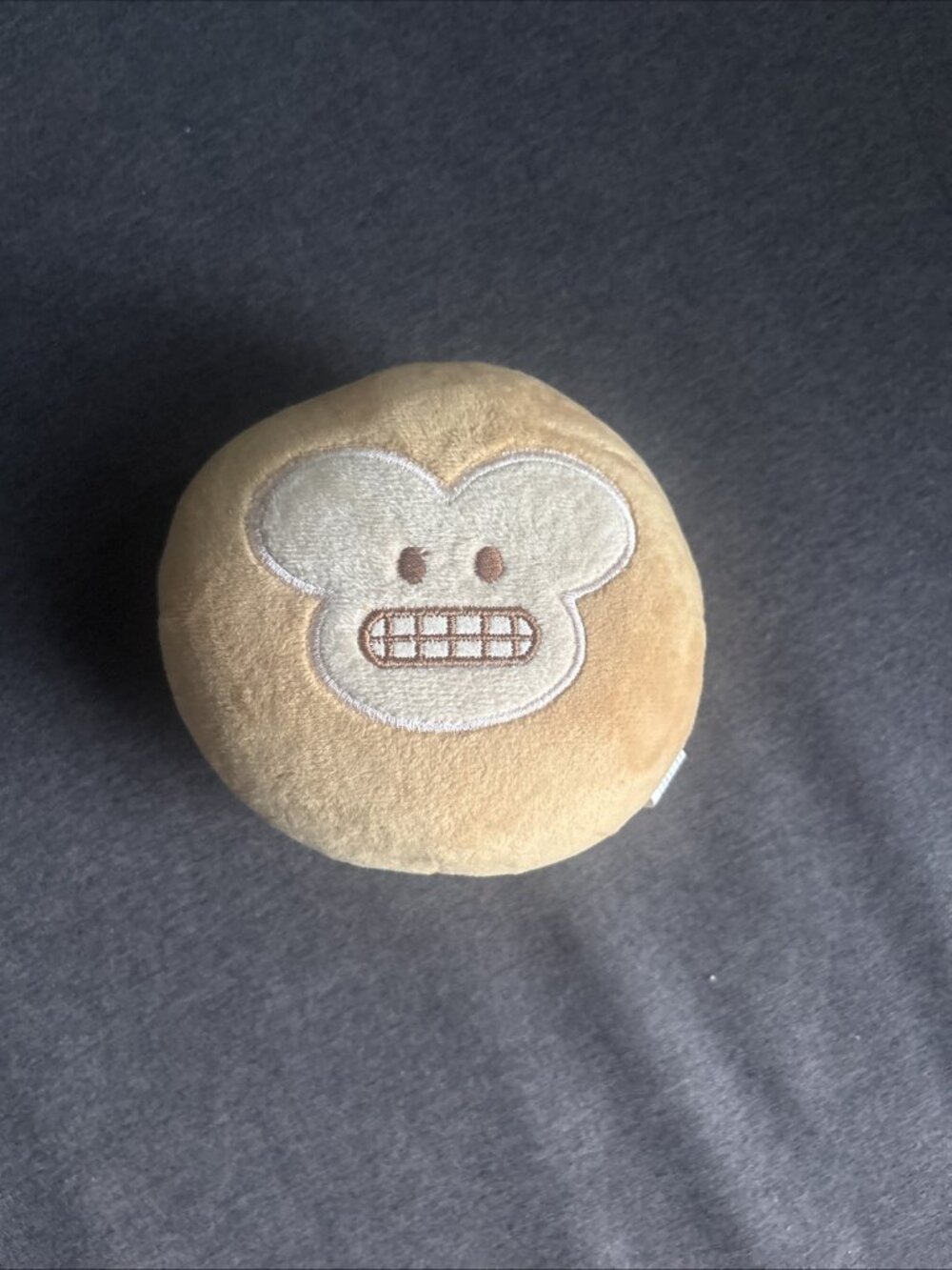 Emoji Grimacing Face Plush Round Stuffed Toy Funny Gift Oops My Bad Yikes Voti